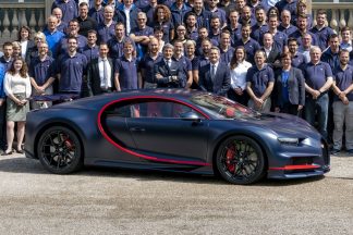 Este es el Bugatti Chiron número 100