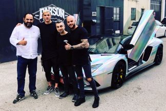 Theo Hernández lucirá su Lamborghini Aventador S en la Real Sociedad Theo Hernández Lamborghini Aventador S