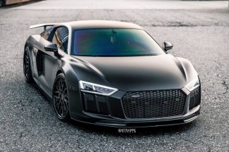 Temible este Audi R8 V10 Plus con llantas Strasse Wheels de carbono Audi R8 V10 Plus Strasse Wheels