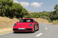Frontal dinámica Porsche 718 Cayman GTS PDK