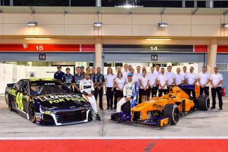 Fernando Alonso prueba el Chevrolet de la NASCAR Fernando Alonso prueba el Chevrolet de la NASCAR