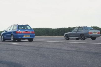 Audi RS2 Avant contra BMW M3 E30
