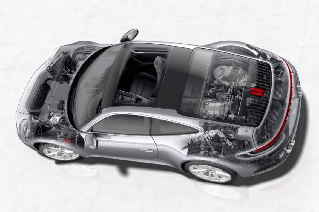 Porsche 911 992 chasis