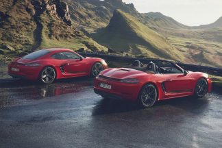 Nuevos Porsche 718 Cayman T y 718 Boxster T, aumenta el placer de conducción