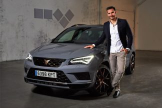 Saúl Craviotto estrena coche, un Cupra Ateca coche Saúl Craviotto