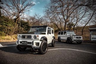 Liberty Walk iguala la estética del Suzuki Jimny a la del Mercedes Clase G Liberty Walk Suzuki Jimny Mercedes Clase G