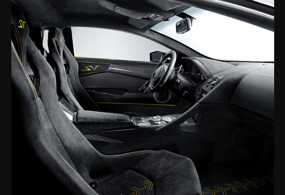 Tapicería de coche más impresionante: Lamborghini Murciélago SV