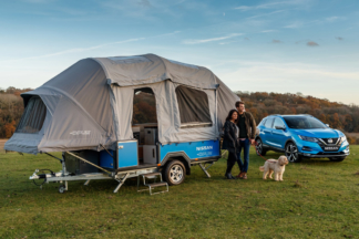 Esta caravana de Nissan y Opus Campers emplea baterías de coches eléctricos