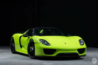 Sale a la venta uno de los dos Porsche 918 Spyder ‘Acid Green’ Porsche 918 Spyder Acid Green
