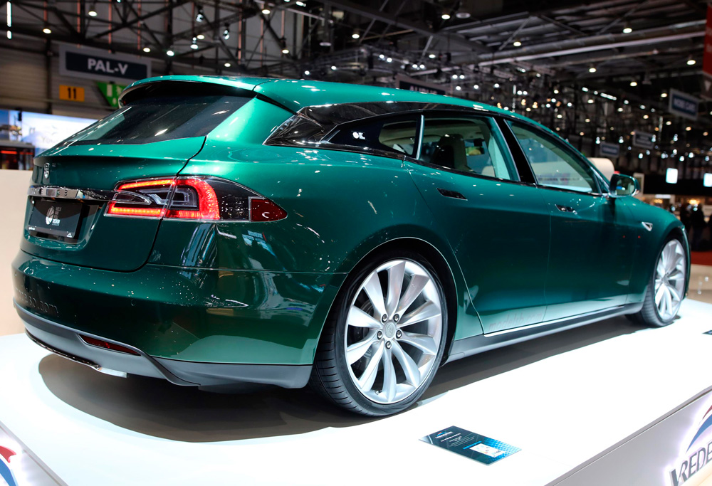coches más raros salón de ginebra 2019: Tesla Model S Wagon