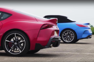 Vídeo: Toyota Supra y BMW Z4 se enfrentan en una carrera de aceleración