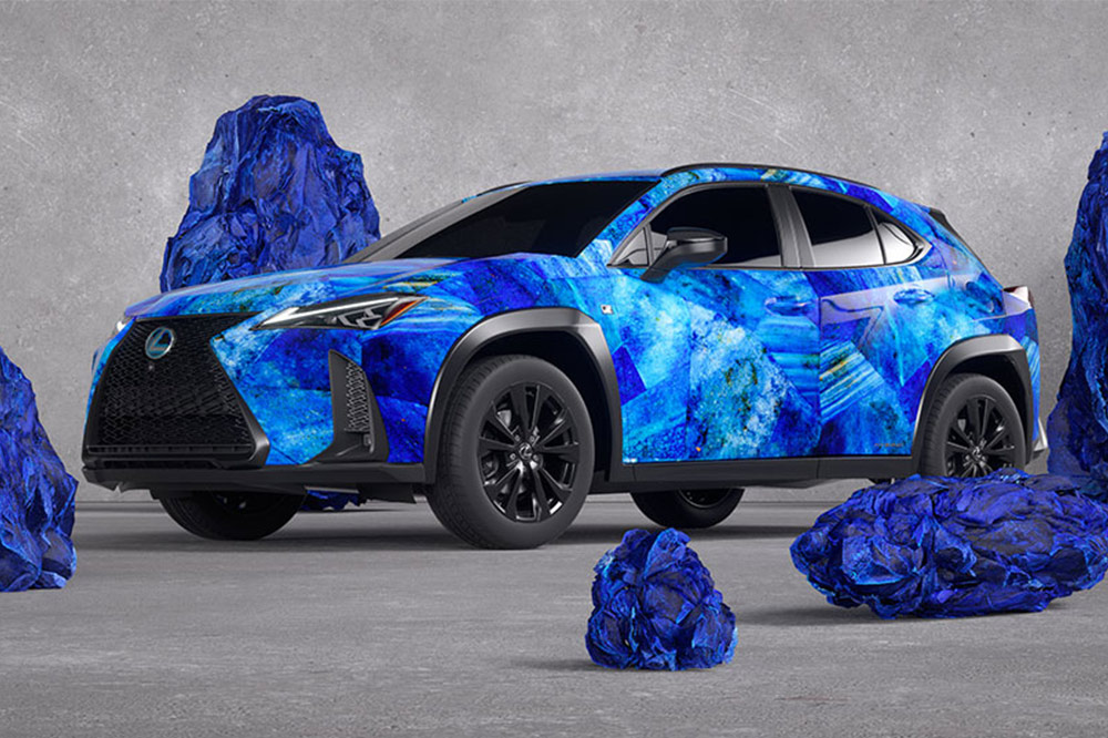 los mejores art car de la historia portada Lexus lapis lazuli