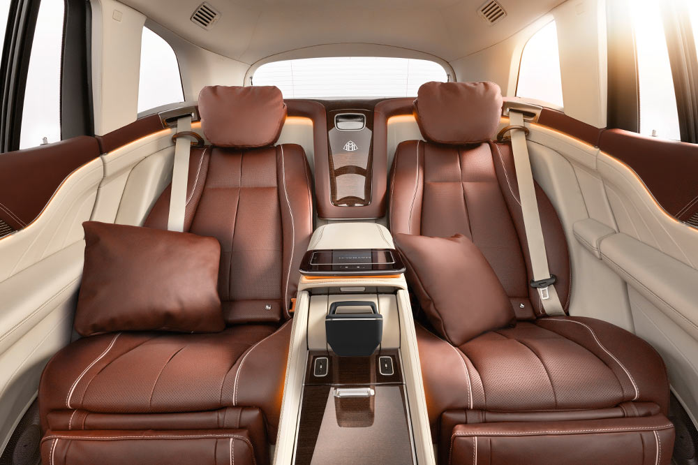 Mercedes-Maybach GLS plazas traseras