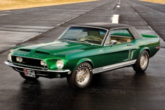 Restaurado el Shelby Mustang GT500 Green Hornet Prototype de 1968 Shelby Mustang GT500 Green Hornet Prototype 1968