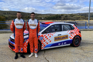 Cristian García, en el Rallye de Madrid 2019 con el VW Polo GTI R5 de Teo Martín Cristian García VW Polo GTI R5 de Teo Martín