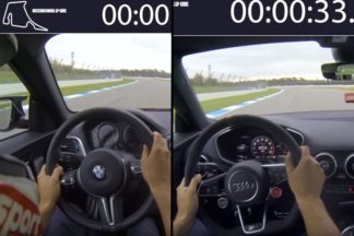 Vídeo: así se comportan el Audi TT RS y el BMW M2 Competition en Hockenheim Audi TT RS BMW M2 Competition Hockenheim