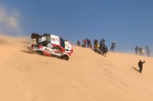 Vídeo: Alonso y Coma vuelcan en la 10ª etapa del Dakar 2020