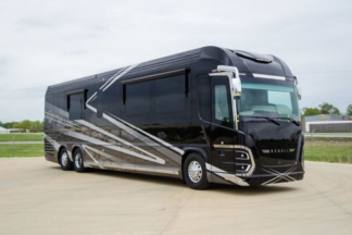 Newell Coach p50 1675: la lujosa casa rodante diseñada por Porsche Newell Coach p50 1675