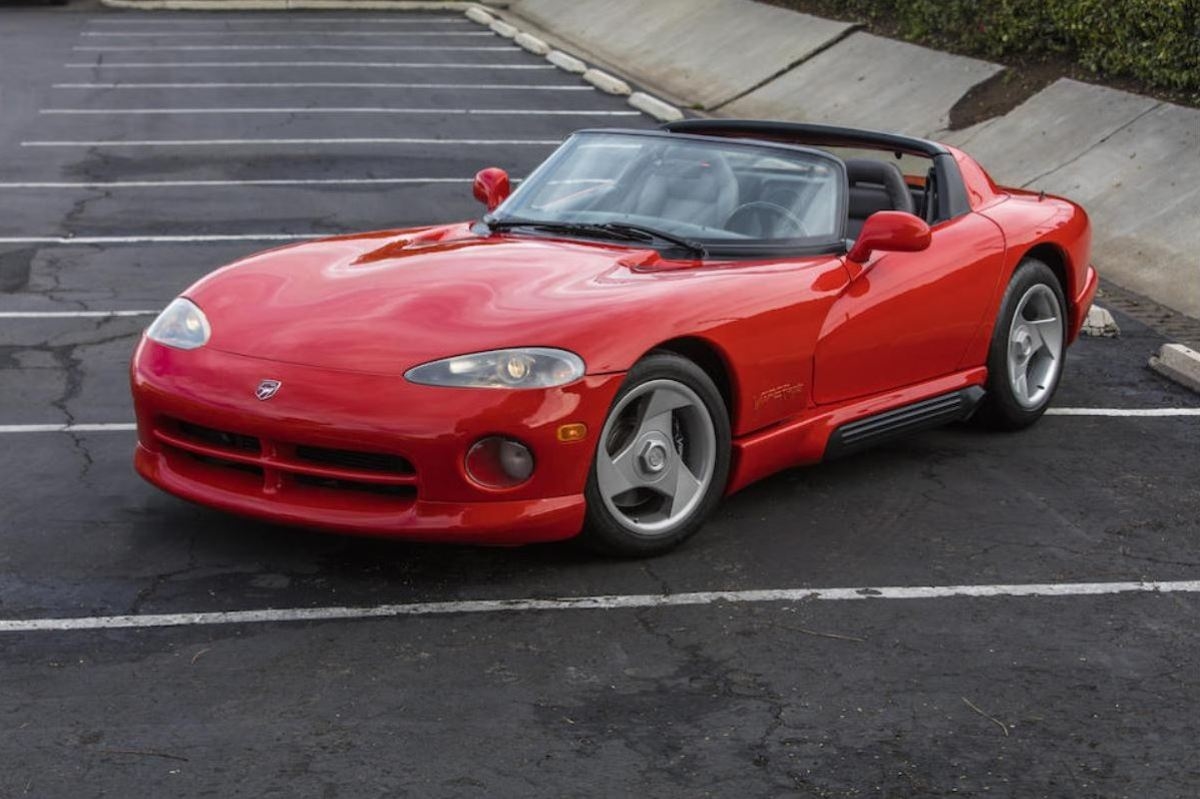 A subasta el Dodge Viper RT/10 de 1992 de Lee Iacocca