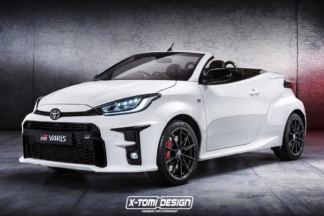 Así podría ser el Toyota GR Yaris descapotable Toyota GR Yaris descapotable