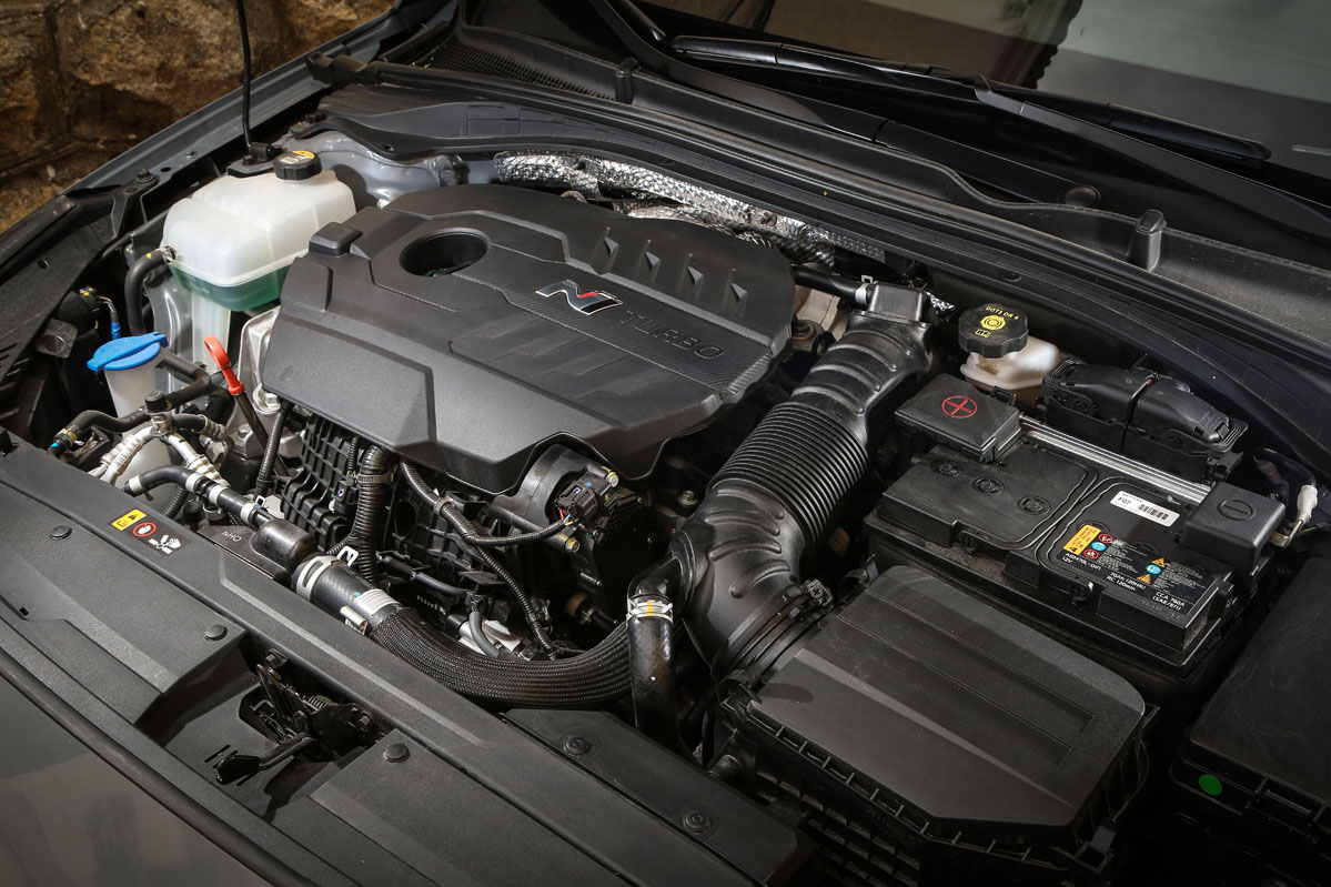 Foto del motor del Hyundai i30 N Fastback N Performance