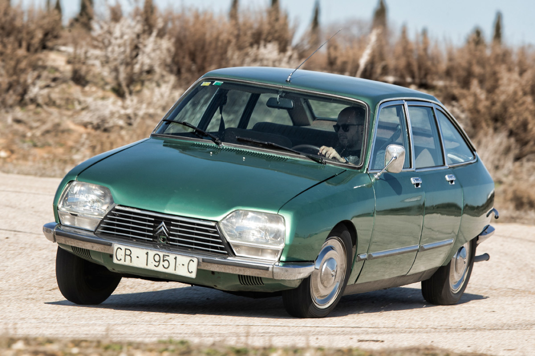 prueba del Citroën GS foto durante la prueba del Citroën GS