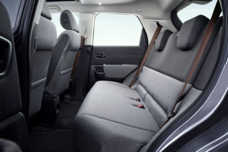 Asientos traseros del Honda e.