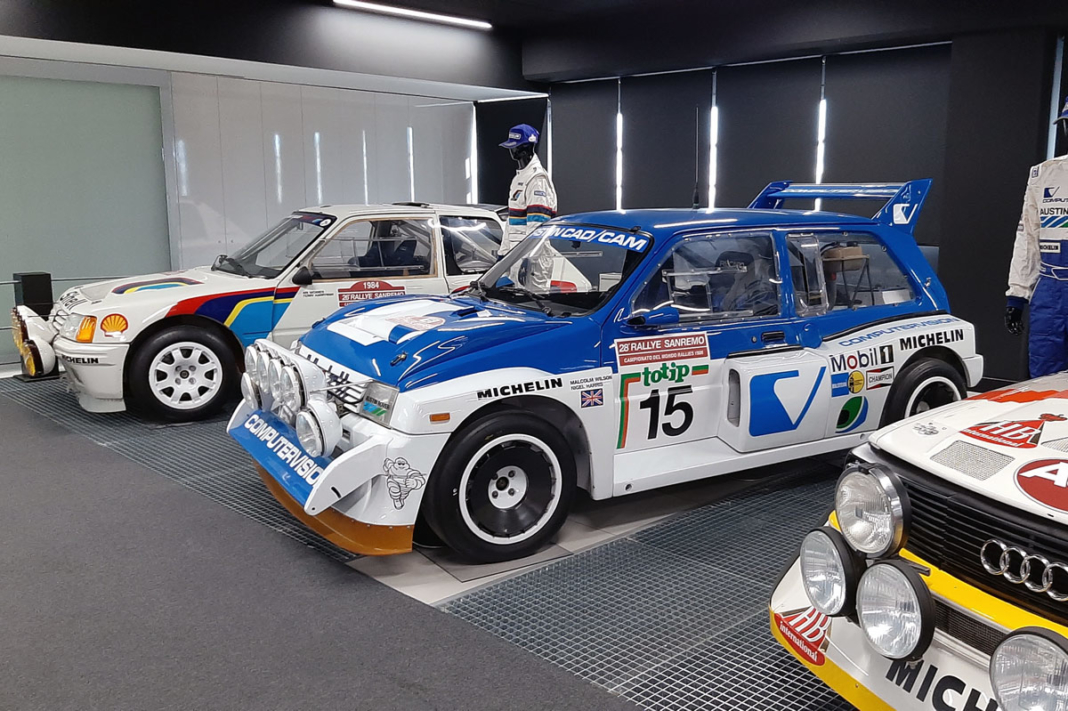 Entre los coches de Teo Martín se encuentran el MG Metro, Peugeot T16 y Audi Quattro