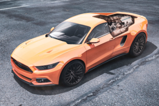 Cómo serían estos 7 coches si tuvieran el motor en otro lugar Ford Mustang motor central