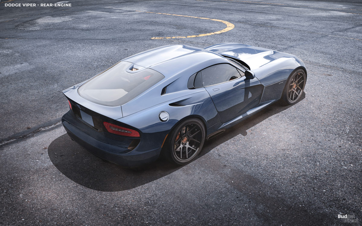 Dodge Viper con motor trasero