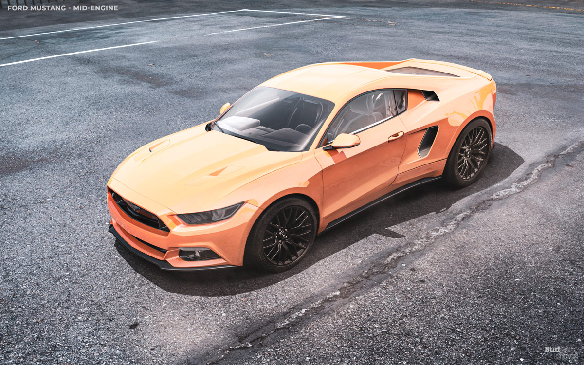 Ford Mustang con motor central