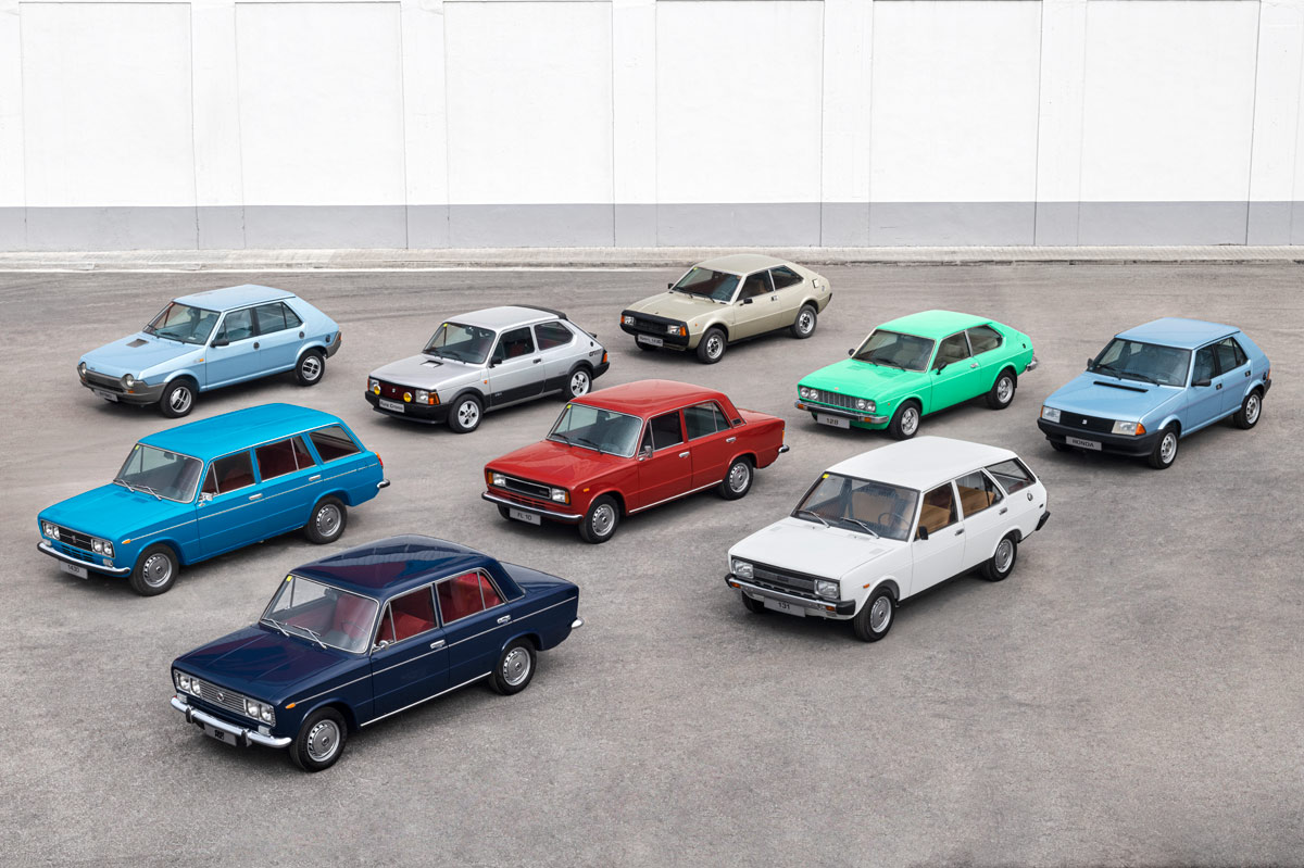 muchos modelos fabricados en la historia de SEAT