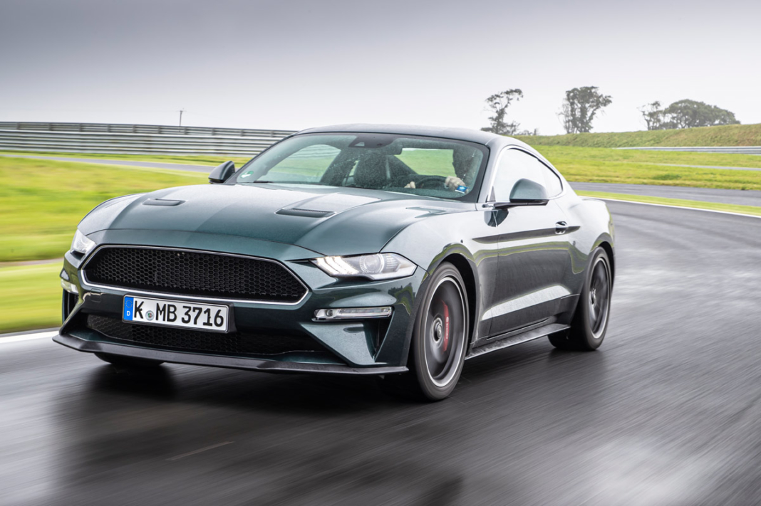 prueba del Ford Mustang Bullitt en el circuito de M-Sport