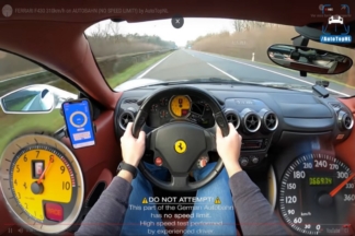 Vídeo: A 310 km/h con un Ferrari F430 a 310 kmh Ferrari F430