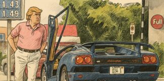 Los coches de Donald Trump, el presidente de los Estados Unidos que no puede conducir ninguno de ellos Los coches de Donald Trump