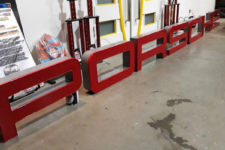 venta cartel cinco metros concesionario Porsche