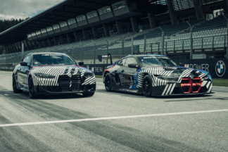 El nuevo BMW M4 GT3 se deja ver por primera vez junto al M4 2021