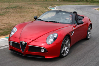 PRUEBA: Alfa Romeo 8C Spider fotografía dinámica durante la prueba del Alfa Romeo 8C Spider en Balocco