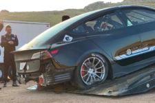 Tesla Model 3 accidente Pikes Peak