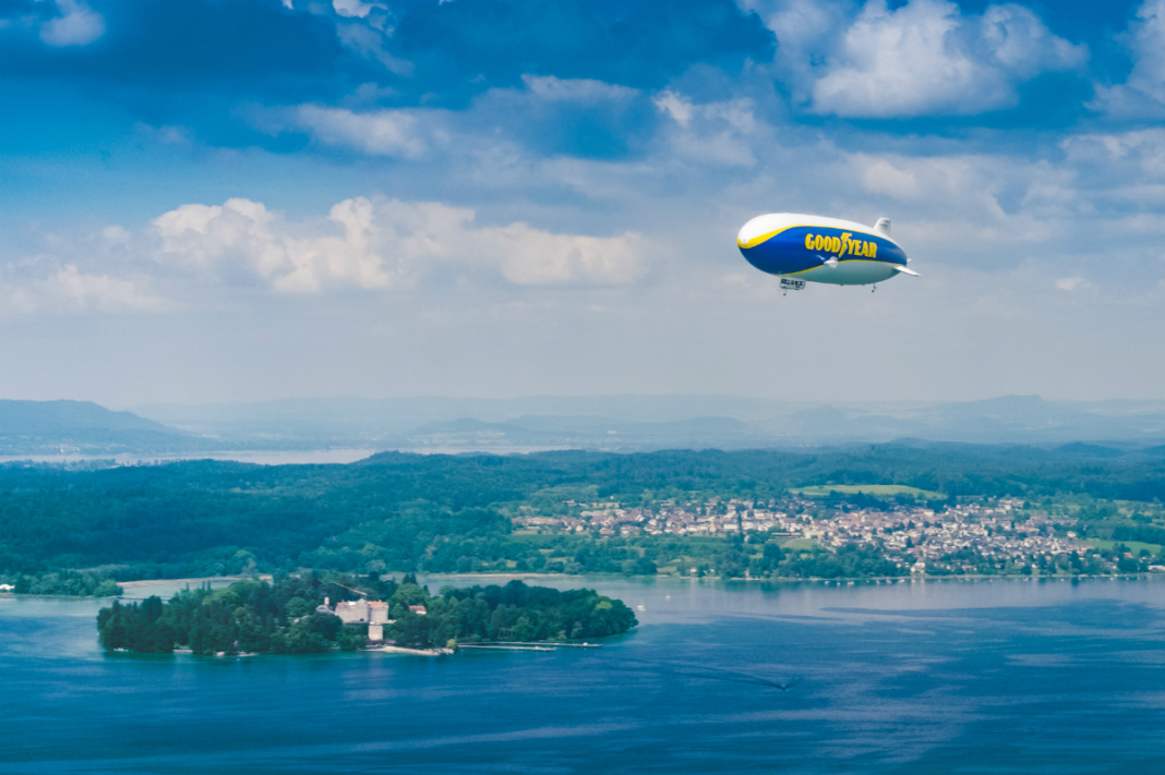 El blimp de Goodyear
