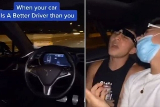 Vídeo: cuatro jóvenes viajan en un Tesla con AutoPilot sin nadie al volante cuatro-jovenes-viajan-tesla-autopilot-nadie-volante