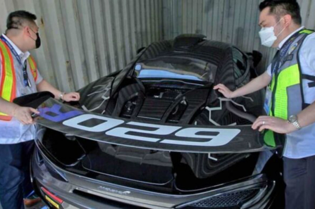 McLaren 620R importado ilegalmente en Filipinas