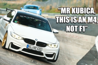 Vídeo: Robert Kubica en Nürburgring con un BMW M4 alquilado robert kubica nurburgring bmw m4