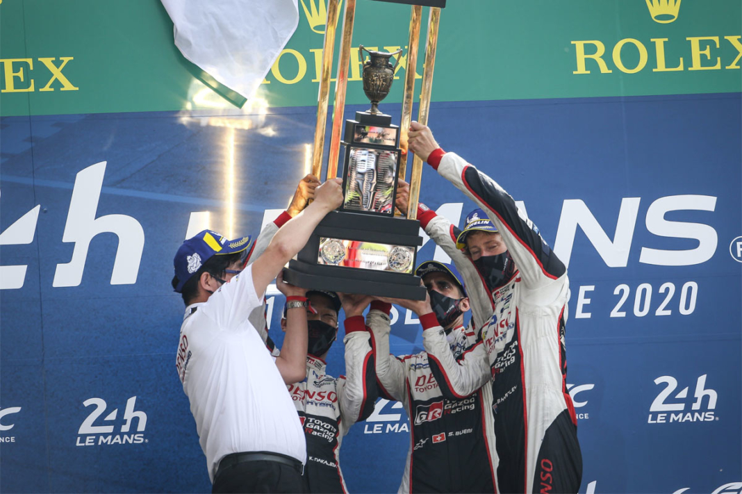 podio de 24 Horas de Le Mans 2020