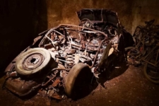 coches abandonados tunel construido siglo xix