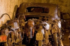 coches abandonados tunel construido siglo xix