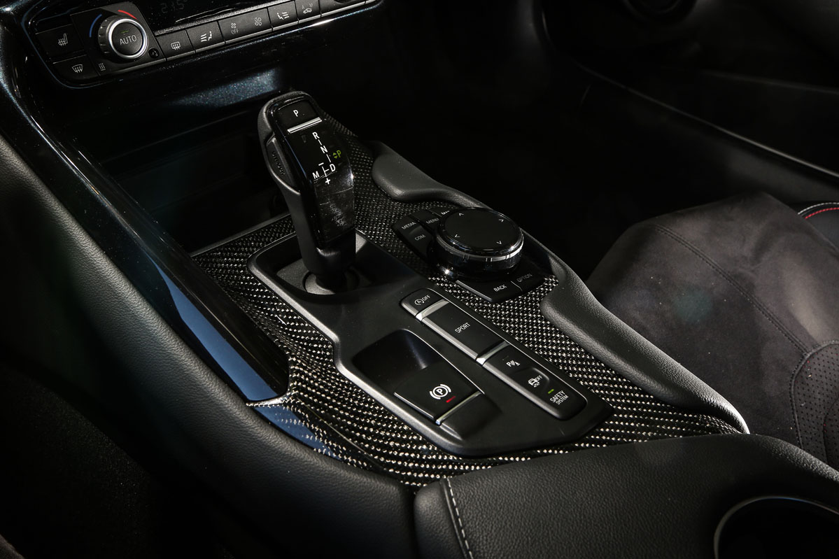 palanca del cambio del Toyota GR Supra A90