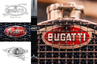 El logotipo de Bugatti: 110 años de artesanía y plata de ley logotipo Bugatti