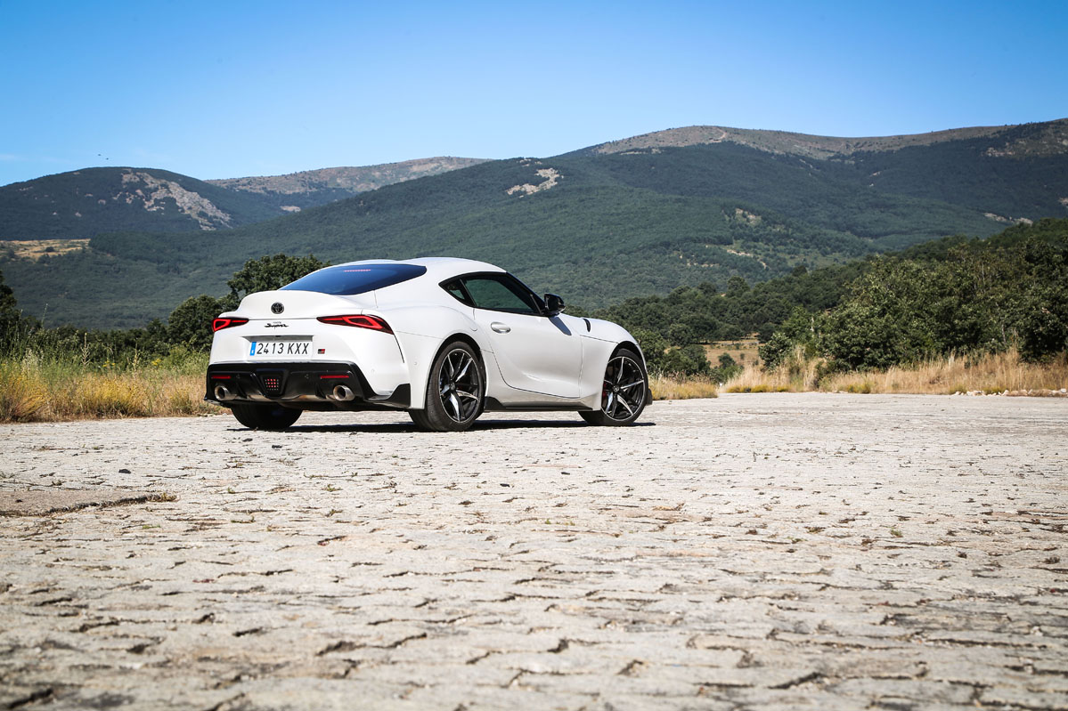 prueba del Toyota GR Supra A90 foto final de la prueba del Toyota GR Supra A90