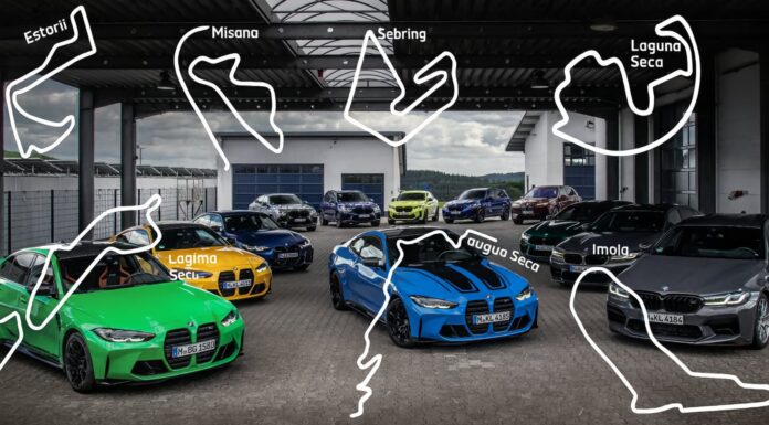 Colores de BMW con nombres de circuito Colores de BMW con nombres de circuito